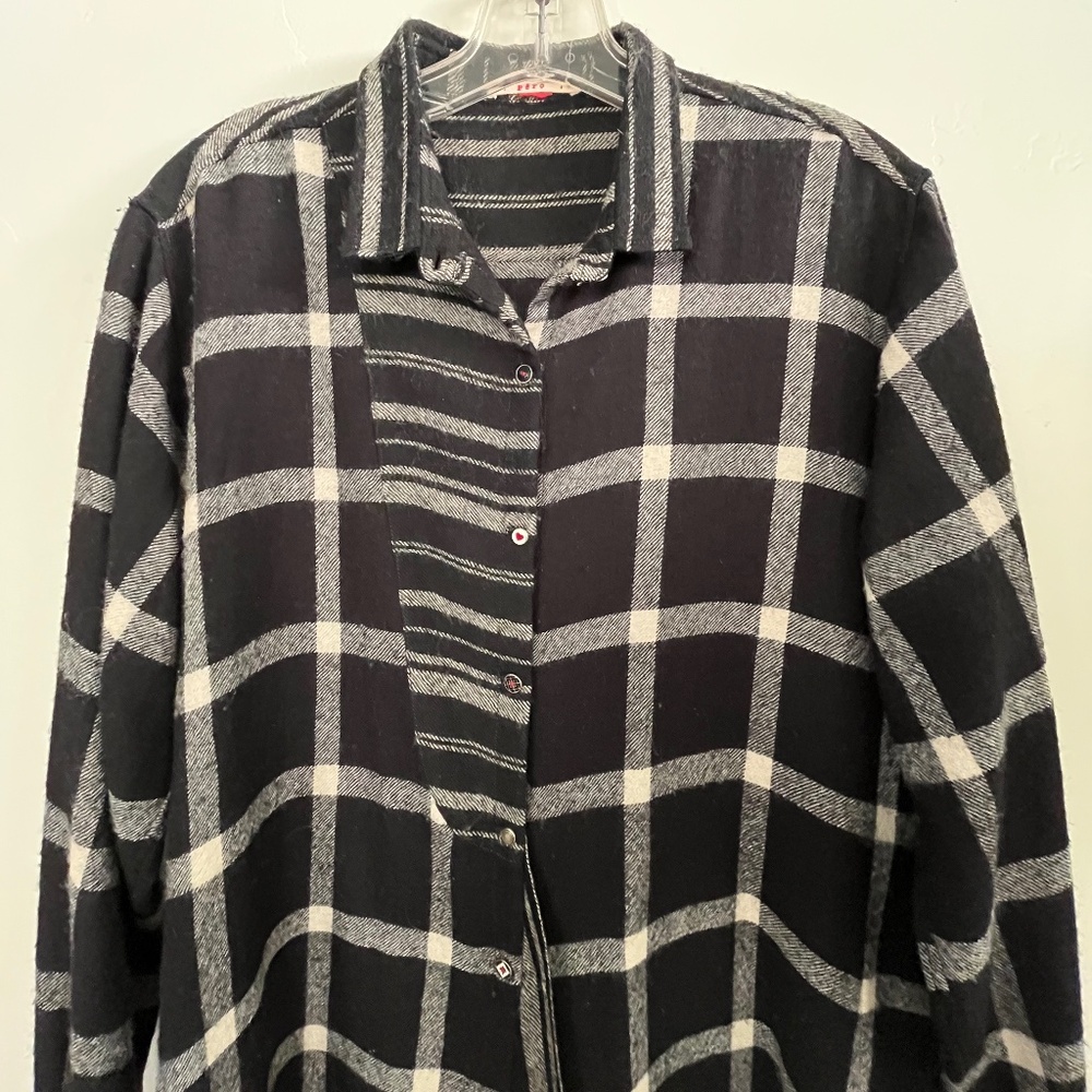 Pero wool oversized button up tunic size 44 - Picture 2 of 11